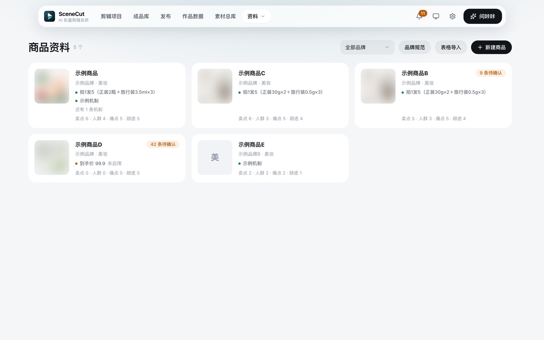 商品资料